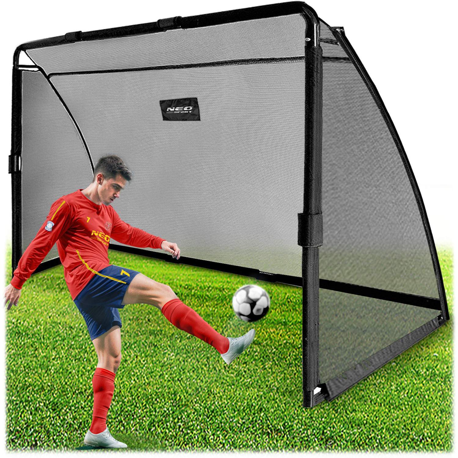 Fodboldmål 300 x 200 x 90 cm NS-497 sort