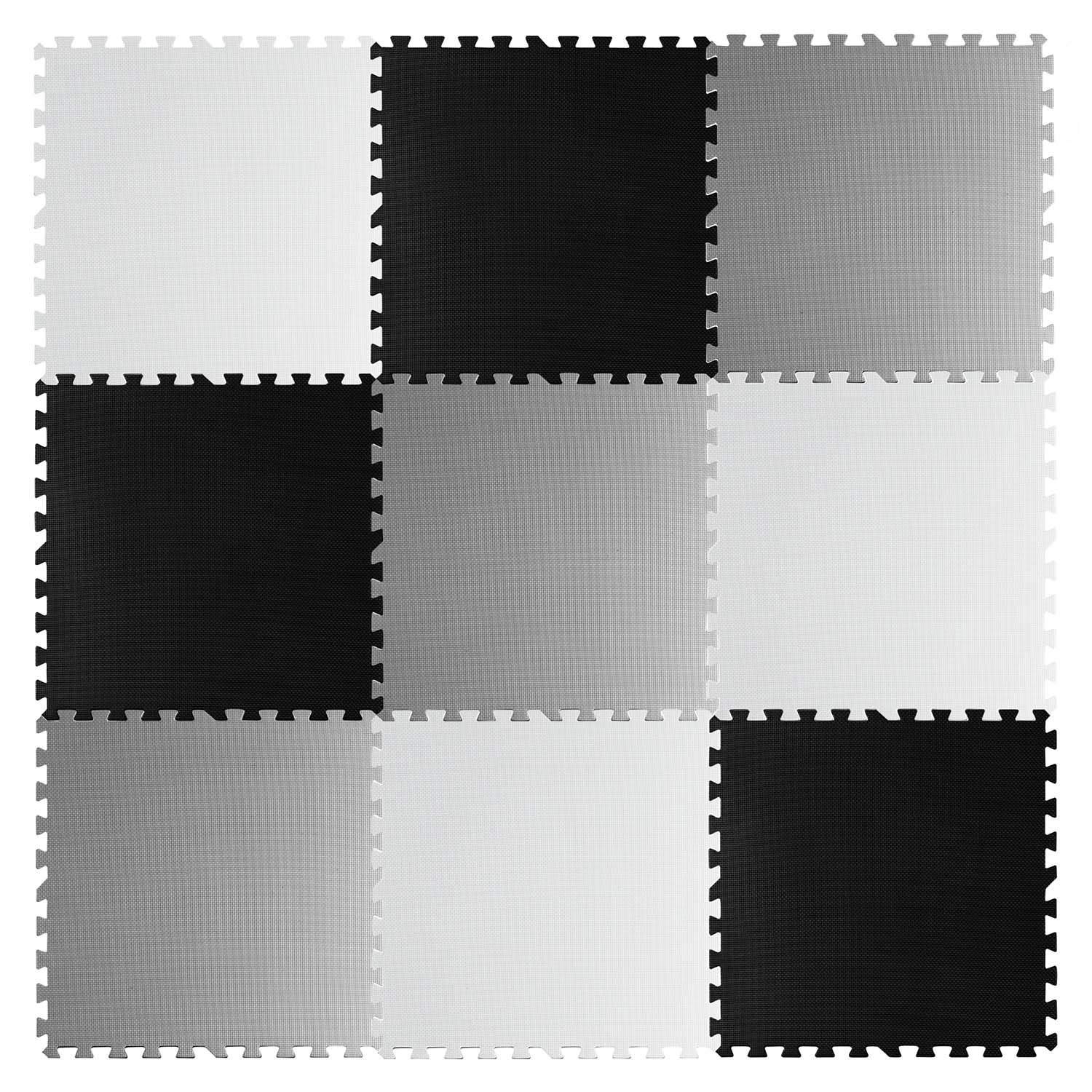 Iso vaahtomuovi palapelimatto ruutulauta Ricokids 180x180cm 9kpl