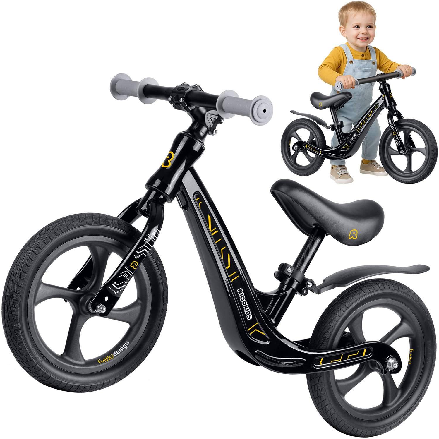 Balancecykel til børn Ricokids FUNNU