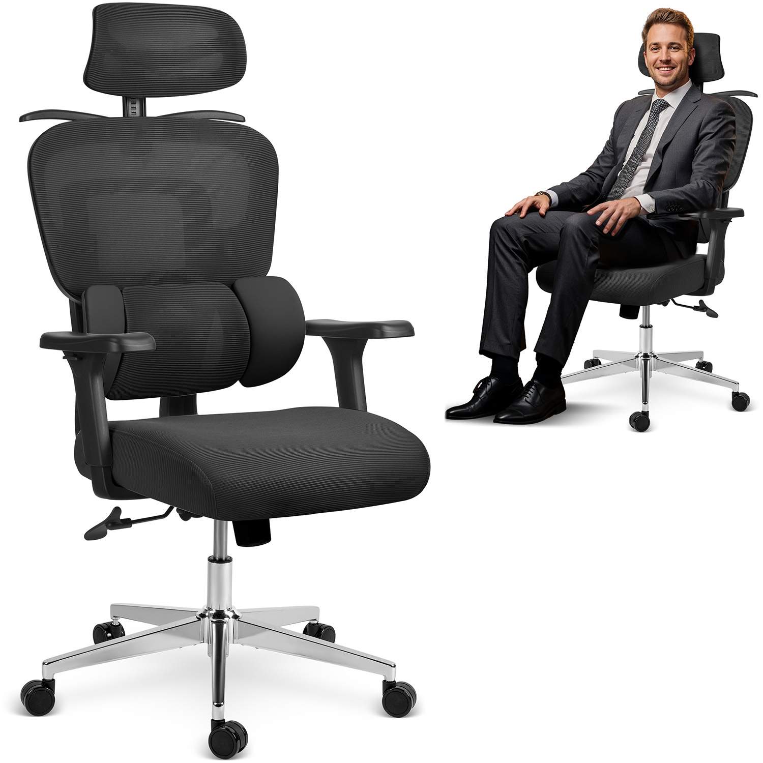 Sofotel Talin Micro Mesh Kontorstol - Sort