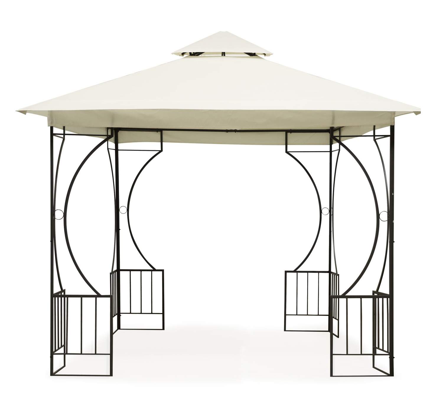 Havepavillontelt Gazebo 3x3 m med vægge og myggenet 2-i-1 MultiGarden