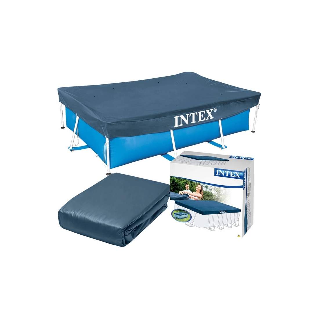 Poolskydd för Rampool 300x200 cm INTEX 28038