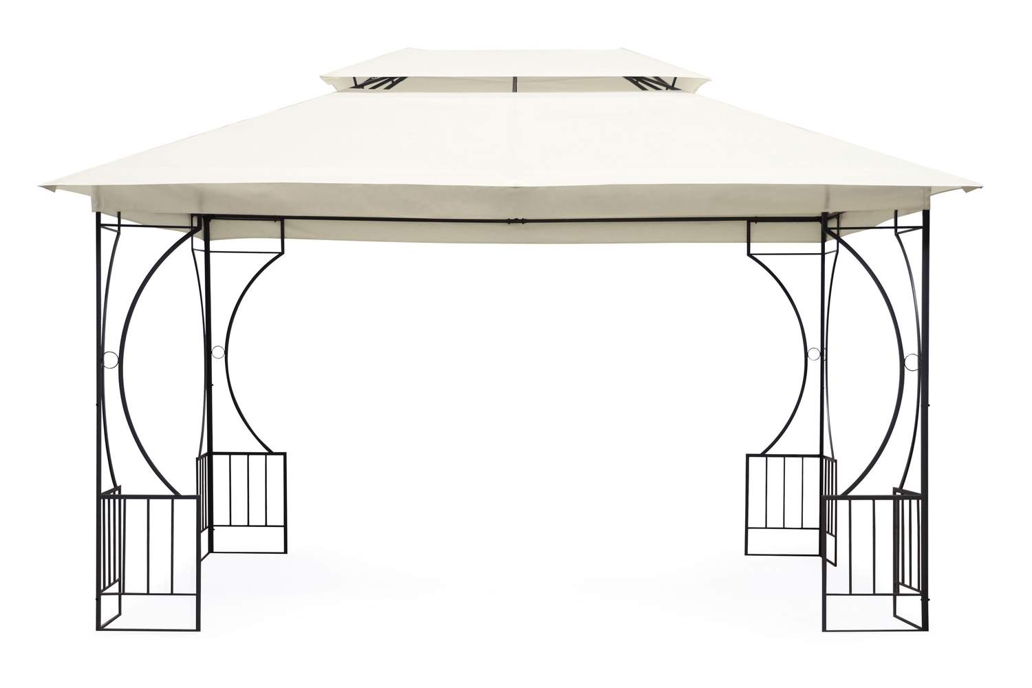 Havepavillontelt Lysthus 3x4 m med Sidevægge Beige MultiGarden