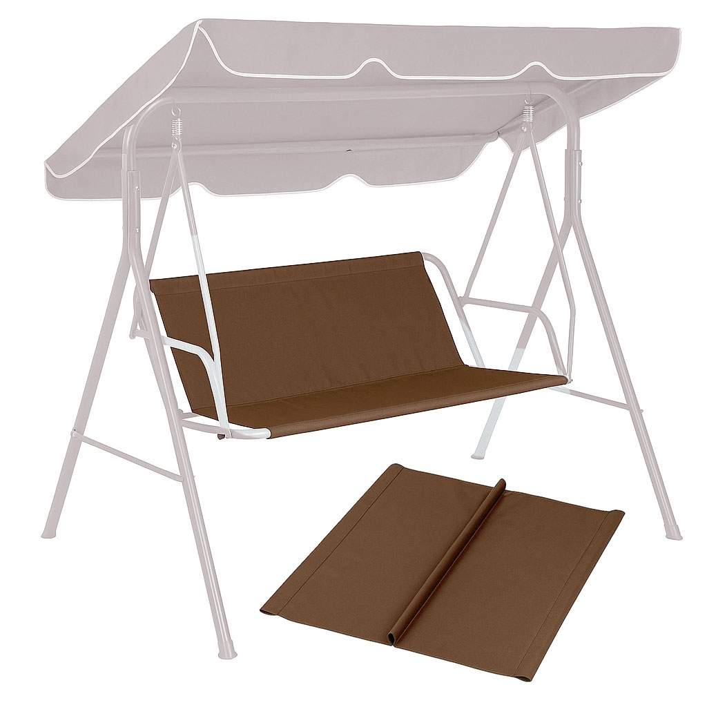 Siddehynde til havegynge 127x100 cm Brun MultiGarden