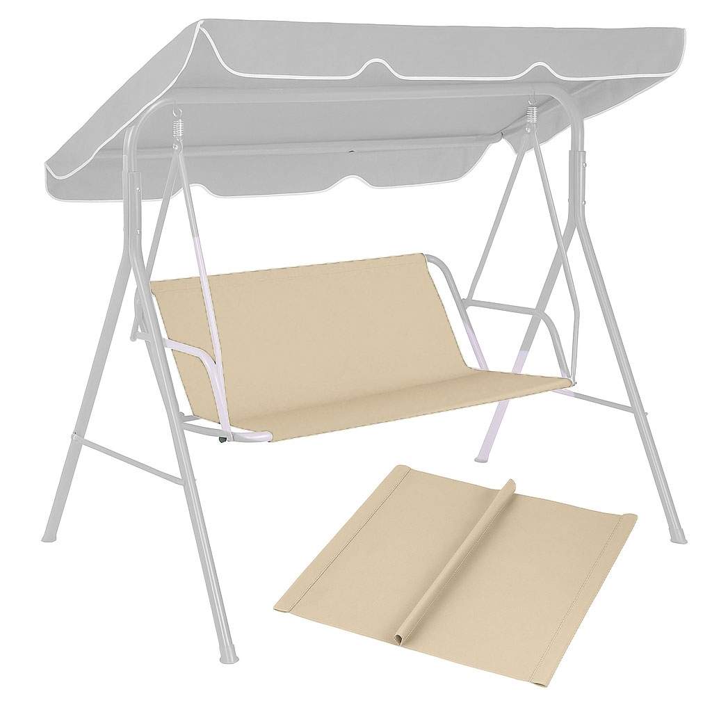 Siddehynde til havegynge 127x100 cm Beige MultiGarden