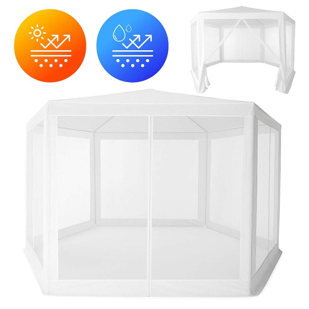 Garden Trade Pavilion Tält 2x2x2 m med Myggnät Vit MultiGarden | Hem & Hobby | Pryloteket