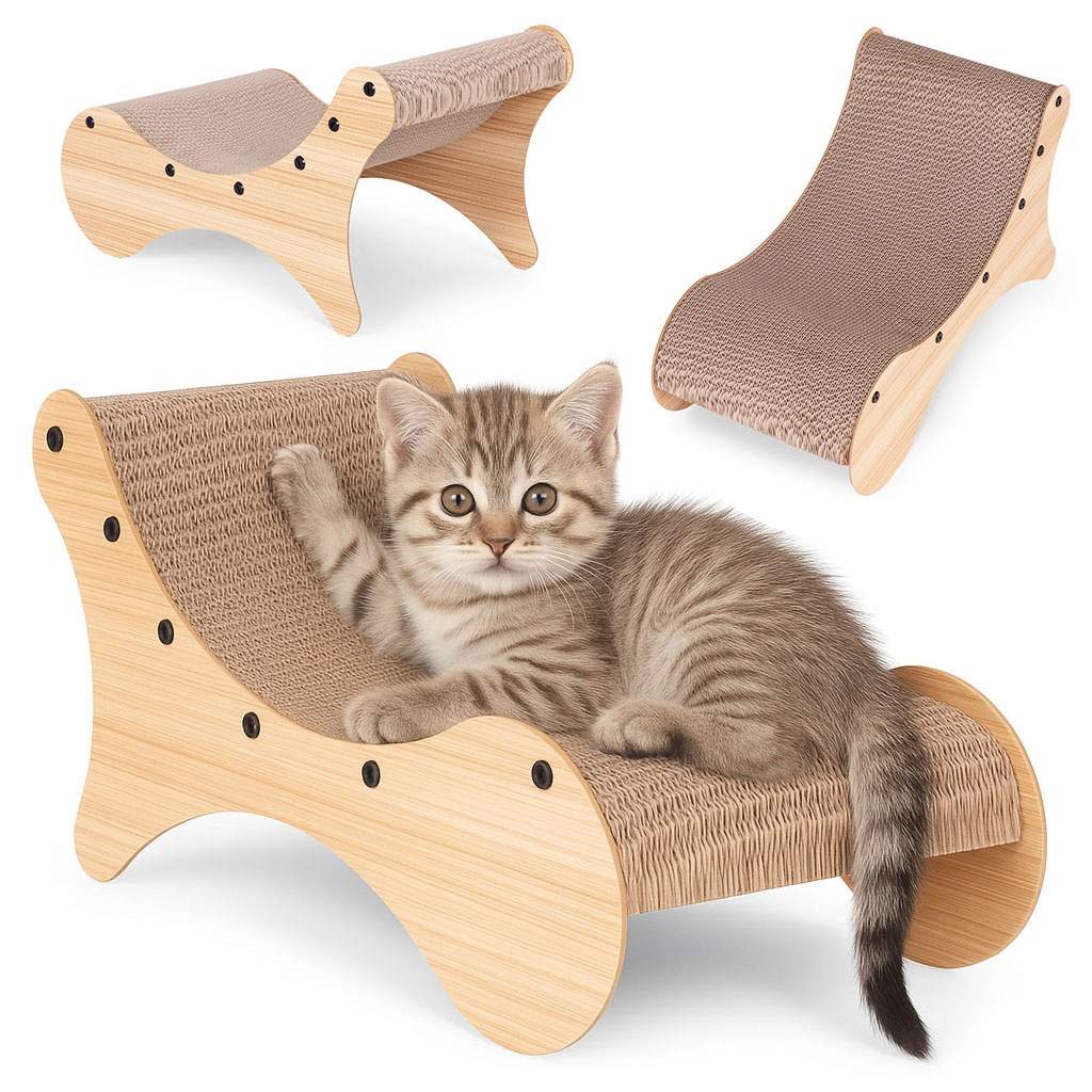 Pap Cat Scratcher Lounger Bed Petsi