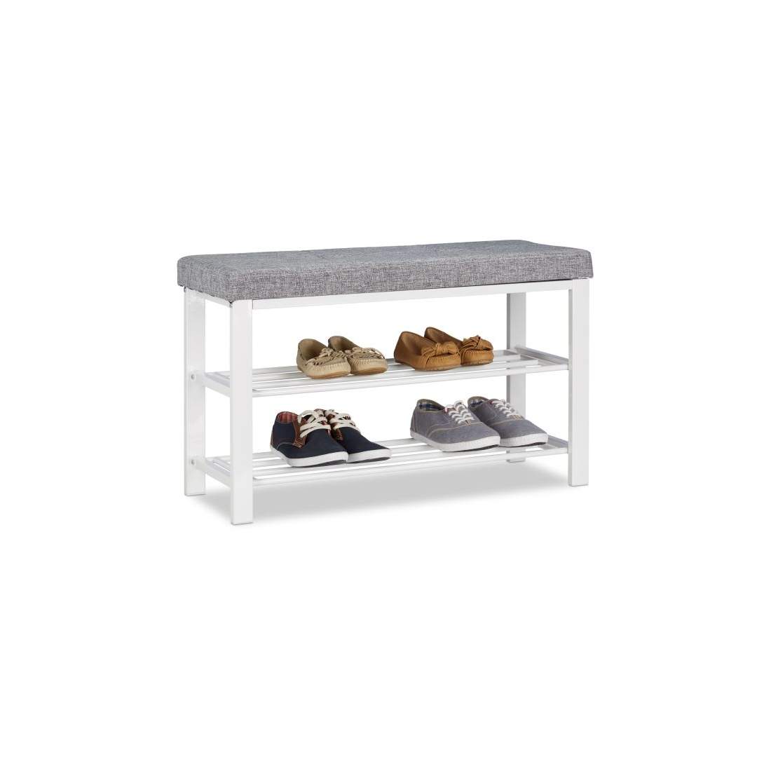 Skobänk med stoppning | Mode & Accessoarer - Kläder - Skor | Pryloteket