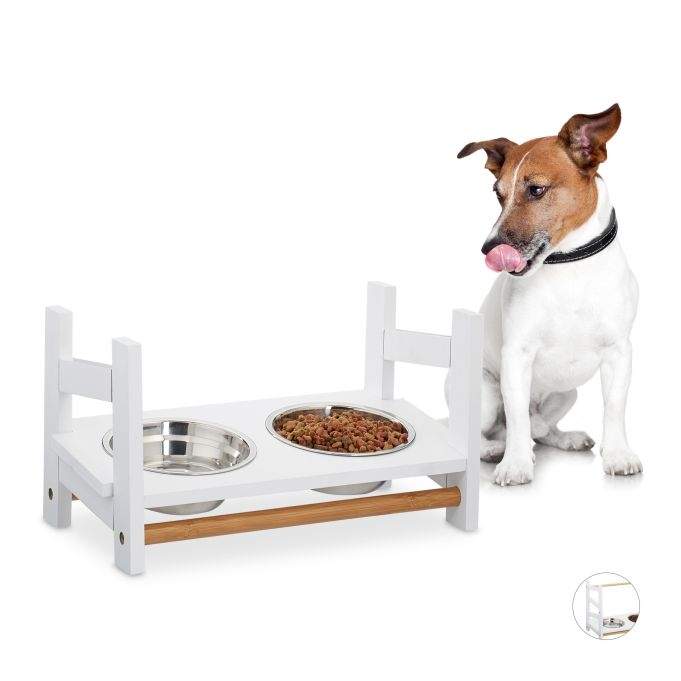 Foderstation med 2 skåle