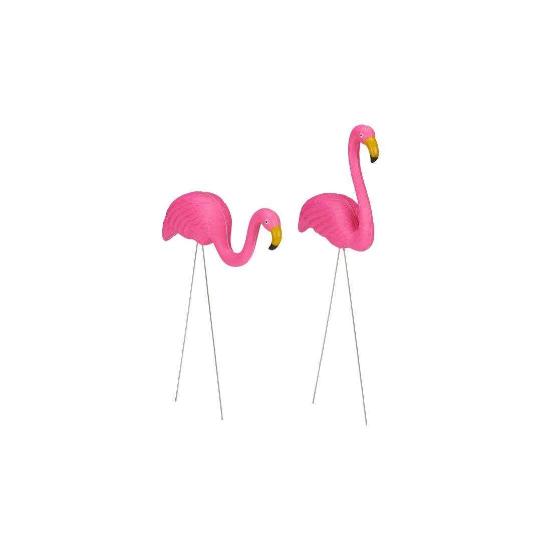 Flamingo prydnadsuppsättning om 2 | Hem & Hobby - Hem & Hushåll - Balkong | Pryloteket