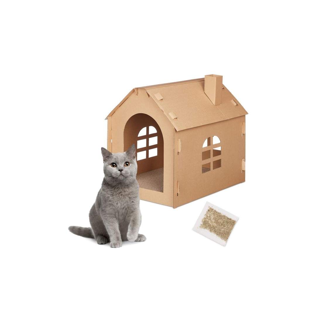 Kartong Katthus skrapbräda | Hälsa & Skönhet - Personvård - Vård & Rehabilitering - Hållning | Pryloteket