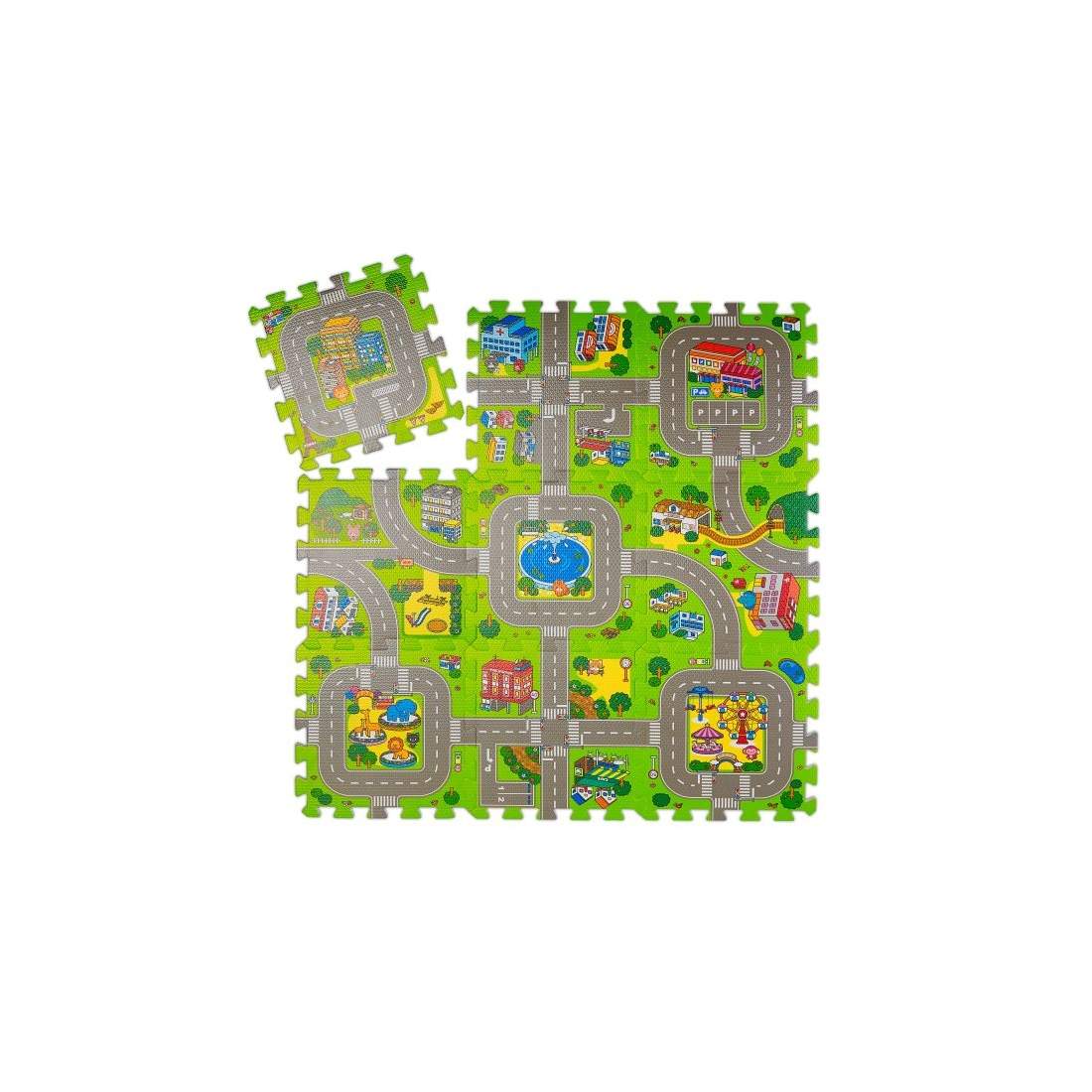 Pusselmattaväg med djur | Leksaker & Spel - Leksaker - Pussel | Pryloteket