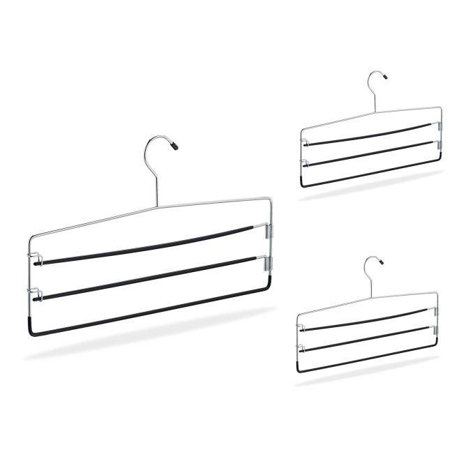 3 bøjler til bukser og nederdele