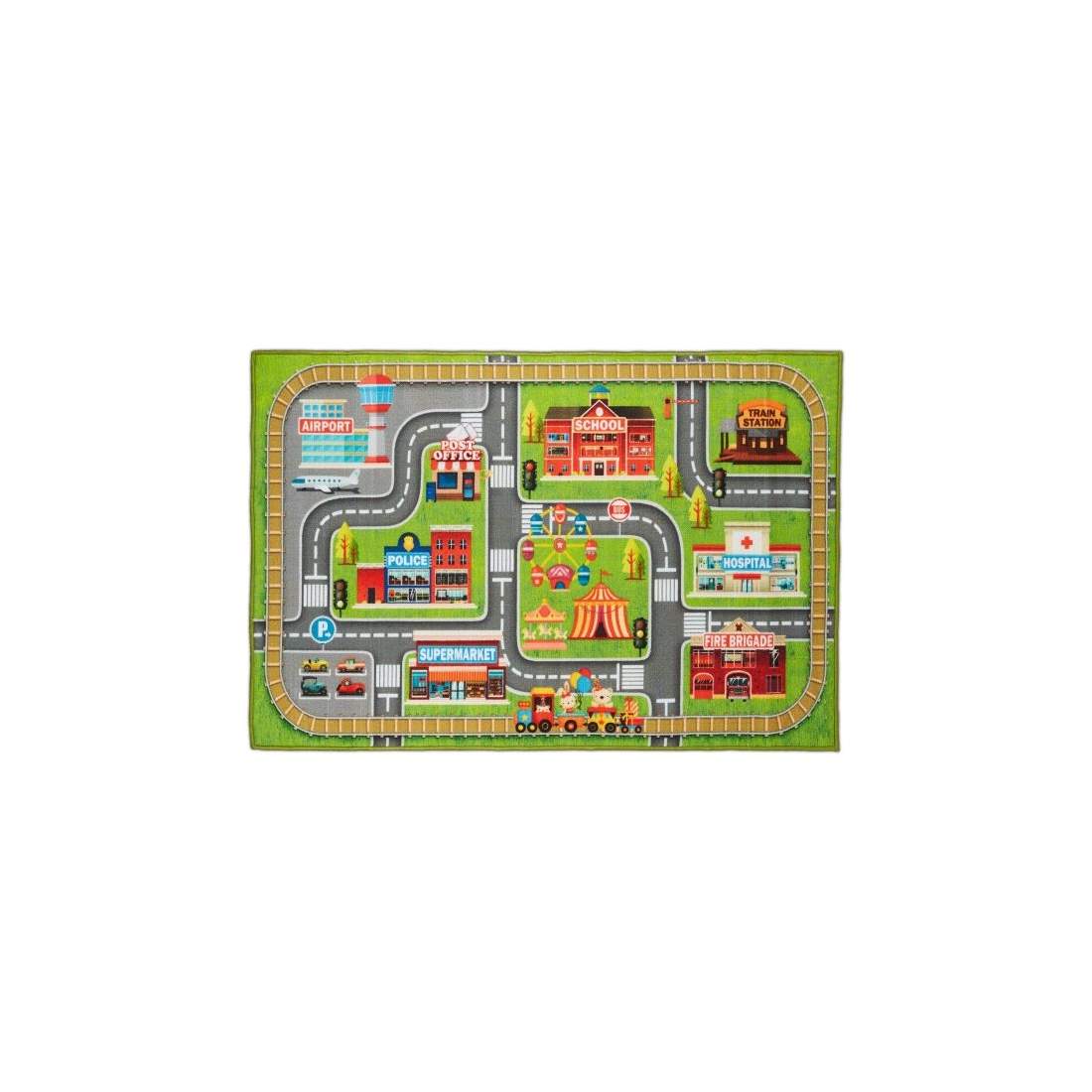 Lekmatta för barn med stadsmotiv | Hem & Hobby - Hem & Hushåll - Bygg | Pryloteket