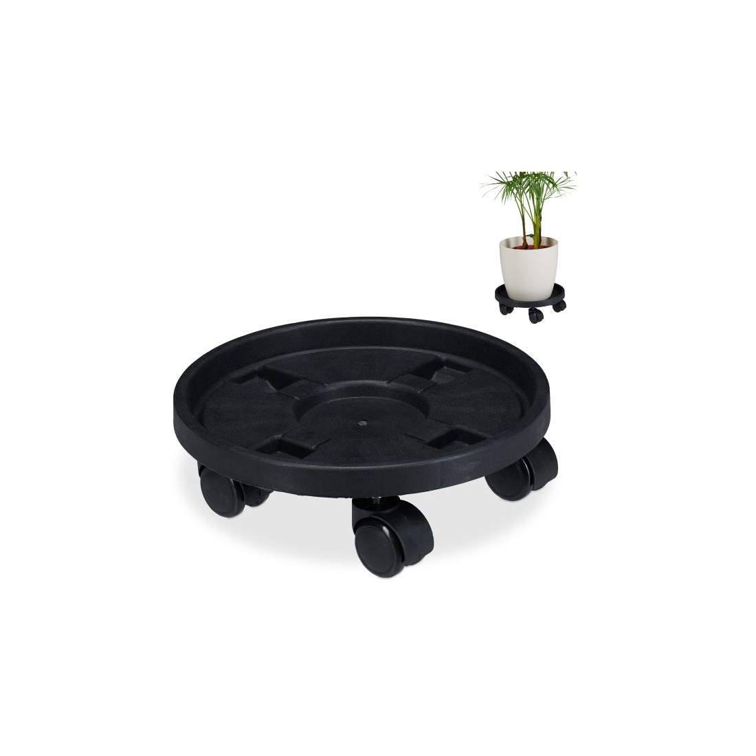 Set med 2 små växtrullar av plast | Hem & Hobby - Hem & Hushåll - Kök - Servering - Underlägg | Pryloteket