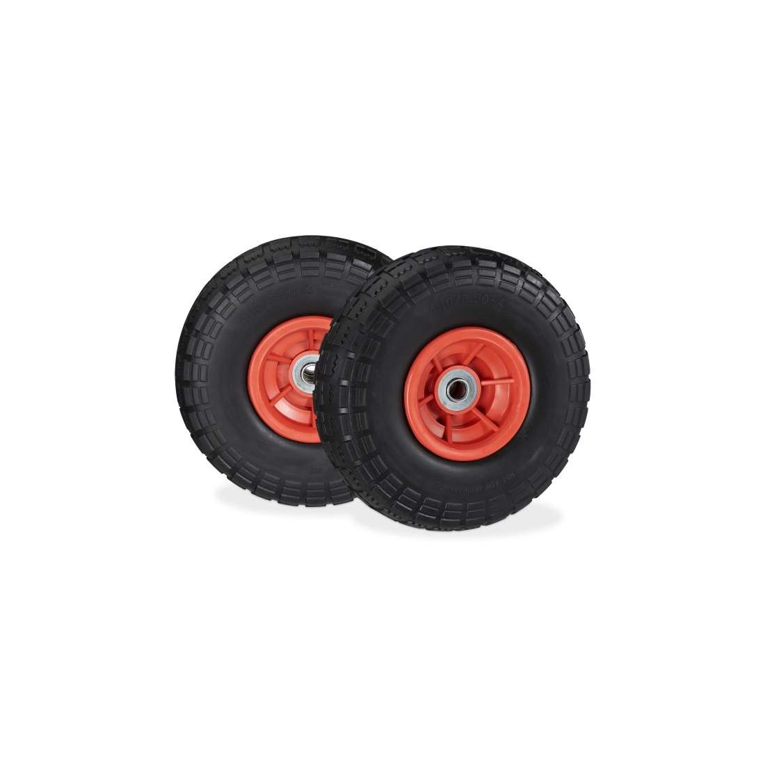 Set med 2 st PU-skottkärrdäck 4.1/3.5-4 | Hem & Hobby - Hem & Hushåll - Trädgårdsartiklar - Skottkärror | Pryloteket