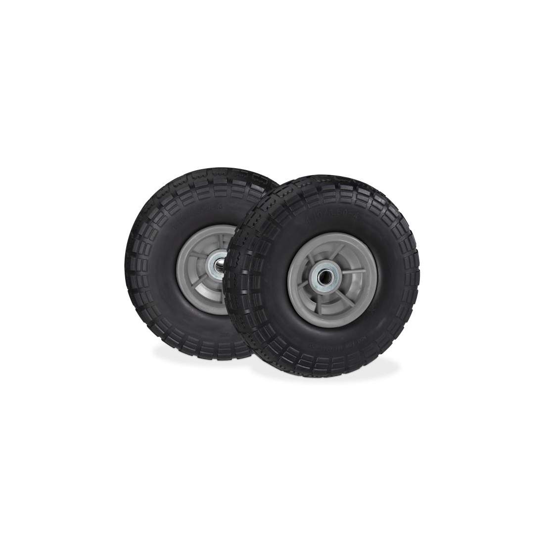 Set med 2 st PU-skottkärrdäck 4.1/3.5-4 | Hem & Hobby - Hem & Hushåll - Trädgårdsartiklar - Skottkärror | Pryloteket