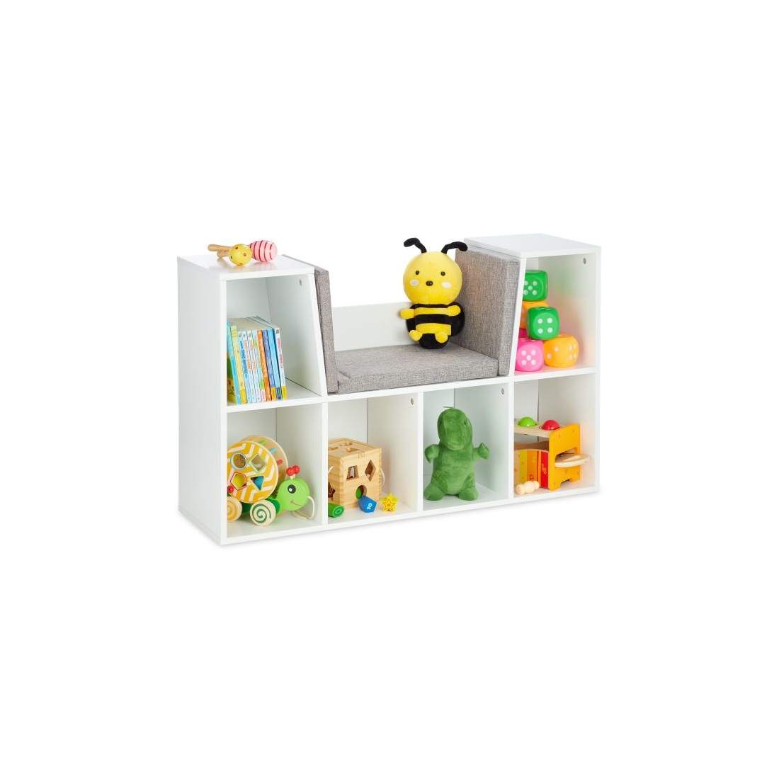 Bokhylla med sittdyna | Leksaker & Spel - Leksaker | Pryloteket