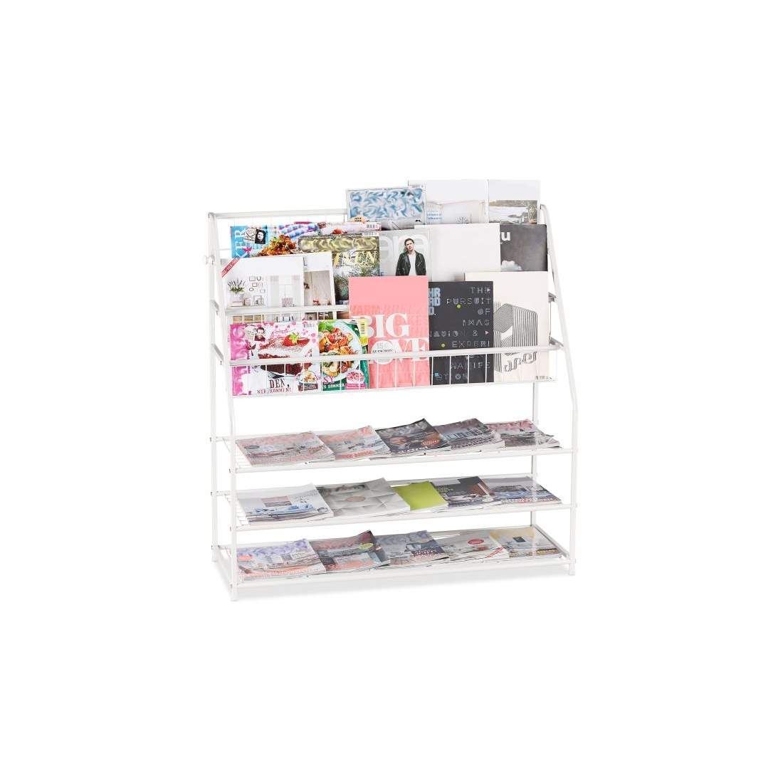 Metall tidskriftsställ XL