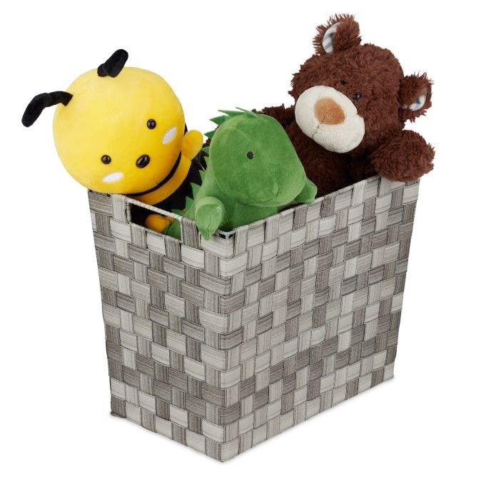 Høj vævet opbevaringskurv