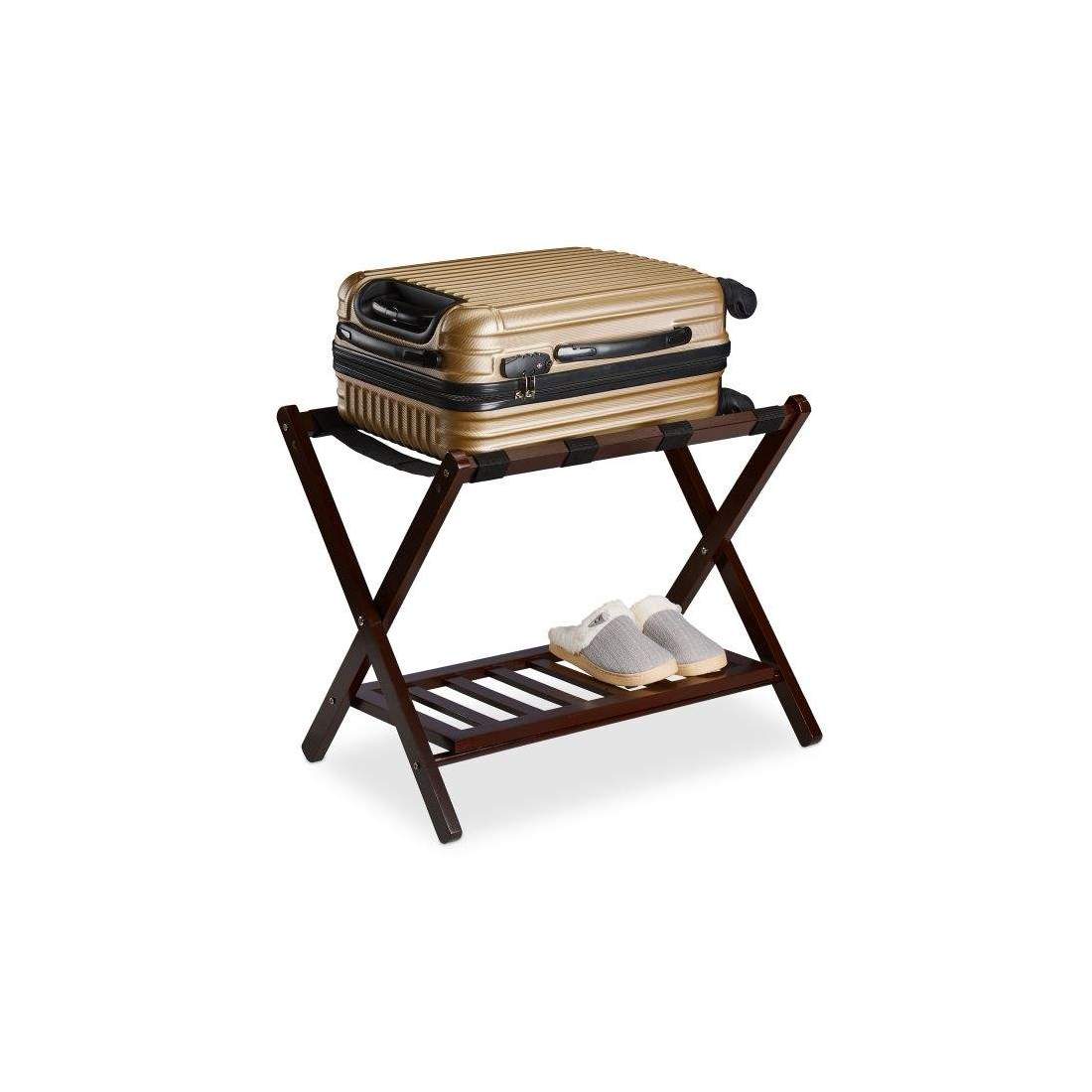 Träbagageställ uppfällbart med 2 hyllor | Elektronik - Tillbehör Mobil & Surfplatta - Skärmskydd - LG | Pryloteket