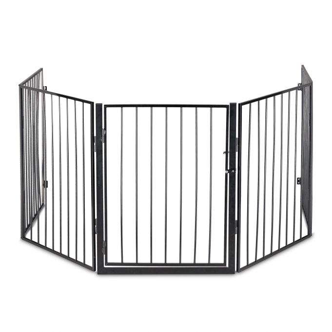 Pejseskærm med dør