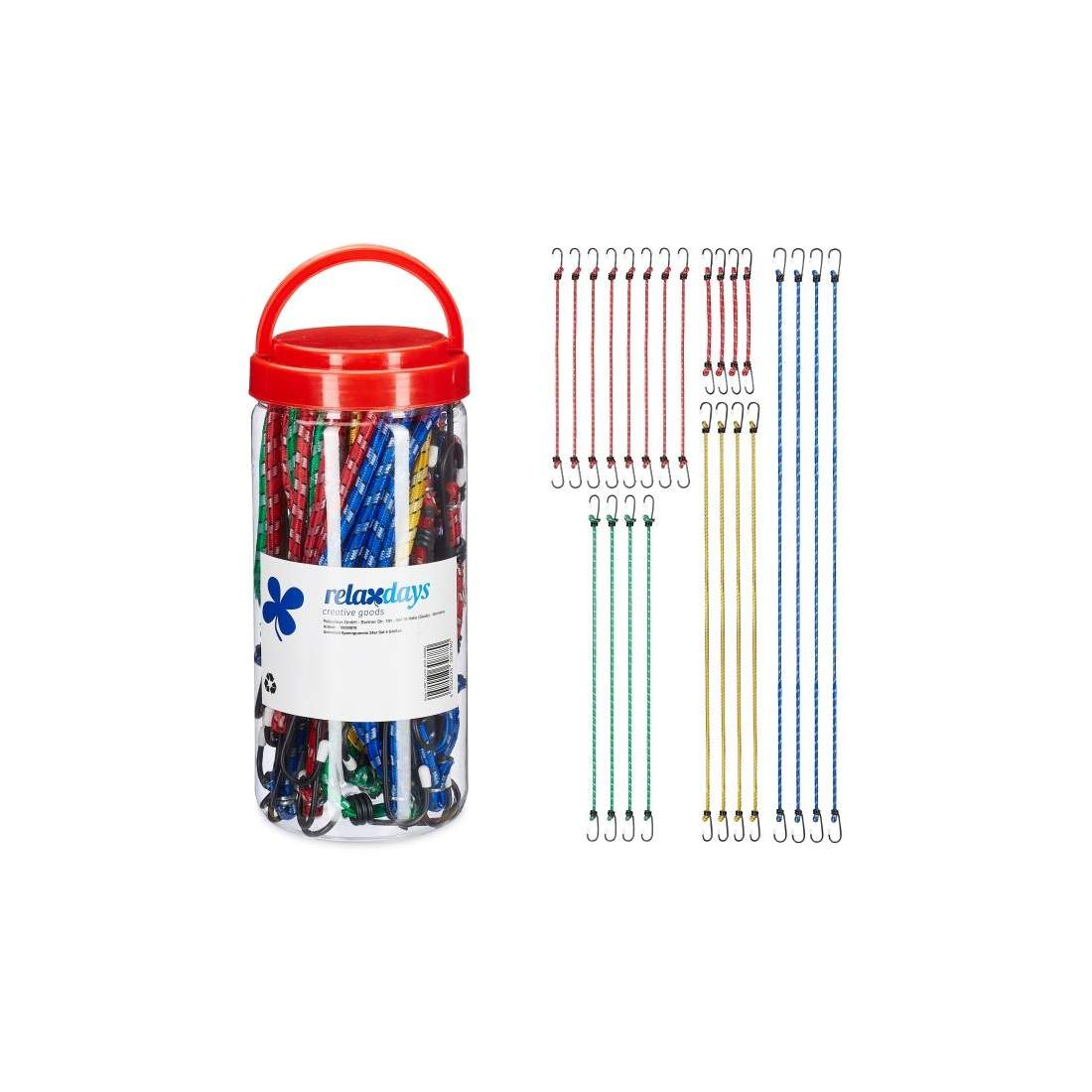 Bungee Cord Set med 24 st | Hem & Hobby | Pryloteket