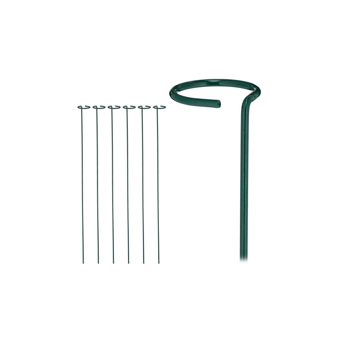 Set med 6 mörkgröna växtstöd | Hem & Hobby - Hem & Hushåll - Inredning & Dekoration - Krukor | Pryloteket