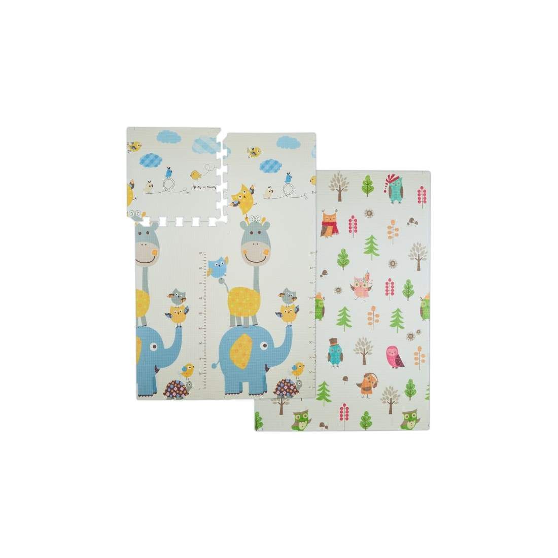 Pusselmatta duo: uggla / elefant | Leksaker & Spel - Leksaker - Pussel | Pryloteket