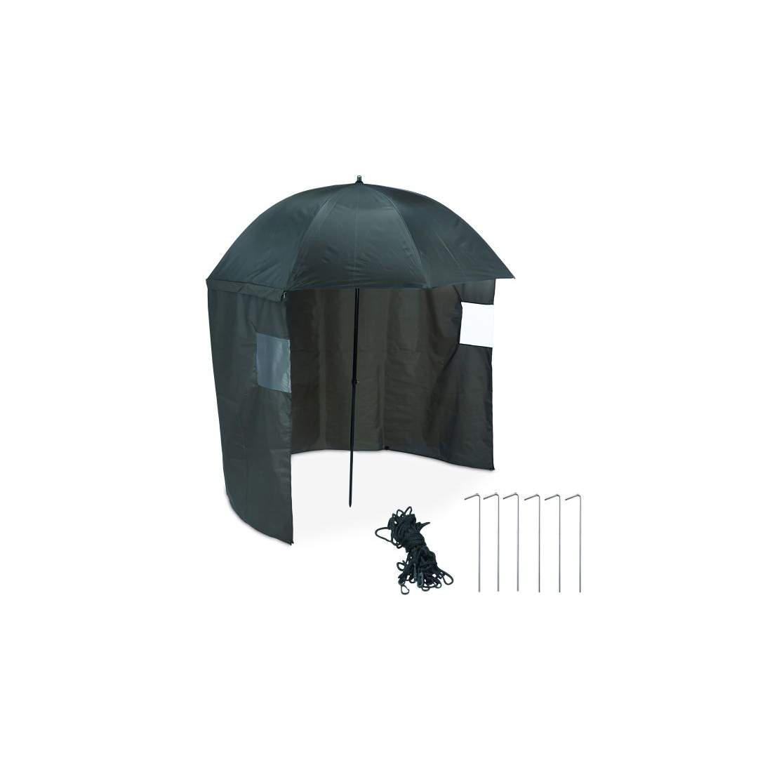 Fiskeparaply med sidopanel | Mode & Accessoarer - Accessoarer - Paraply | Pryloteket