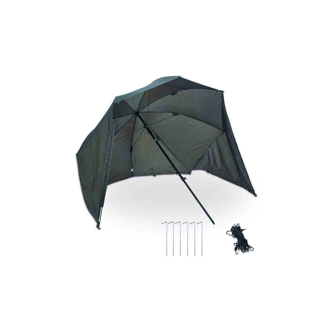 Fiskeparaply med sidopanel | Mode & Accessoarer - Accessoarer - Paraply | Pryloteket