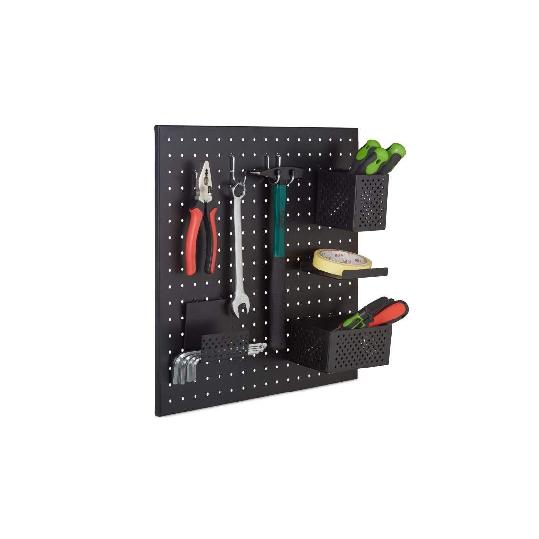 Verktygshållarvägg med tillbehör
