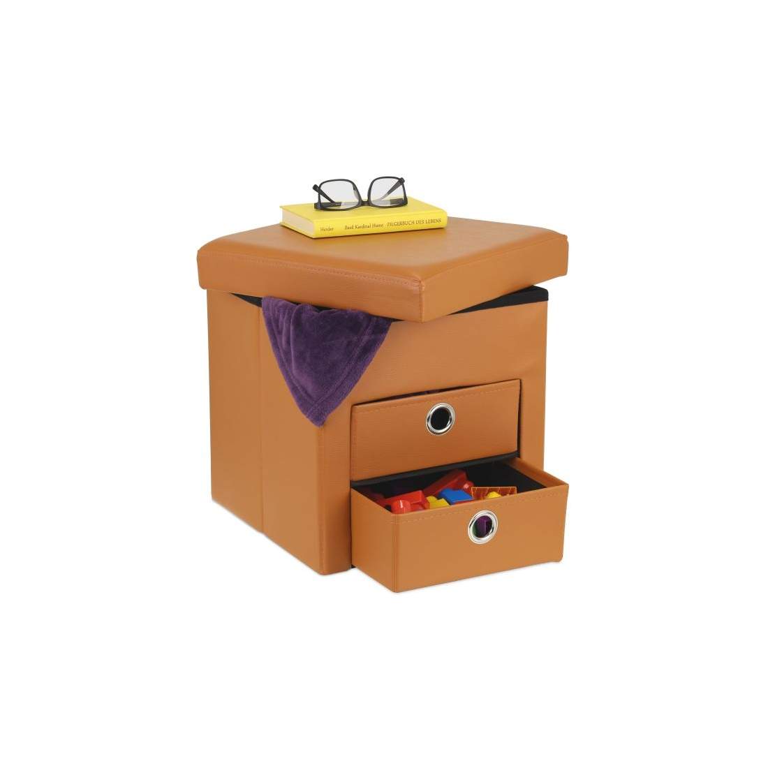 Förvaringspuff med lådor | Leksaker & Spel - Leksaker | Pryloteket