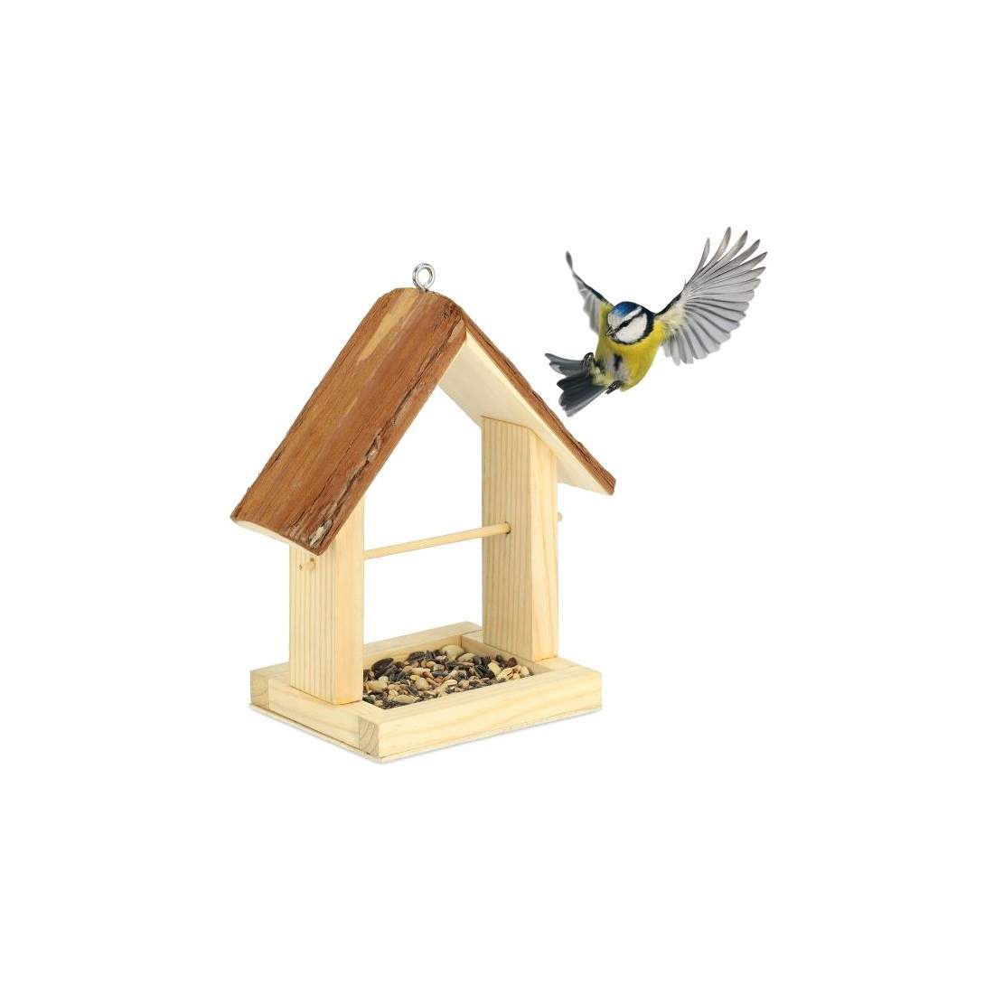 Fågelmatare i trä | Hälsa & Skönhet - Personvård - Vård & Rehabilitering - Hållning | Pryloteket