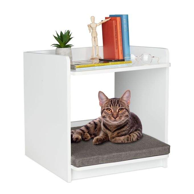 Sidebord med pude til kæledyr