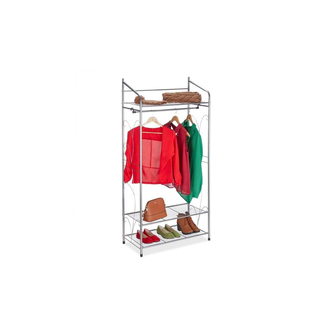 Klädhängare med 3 hyllor | Mode & Accessoarer - Accessoarer | Pryloteket