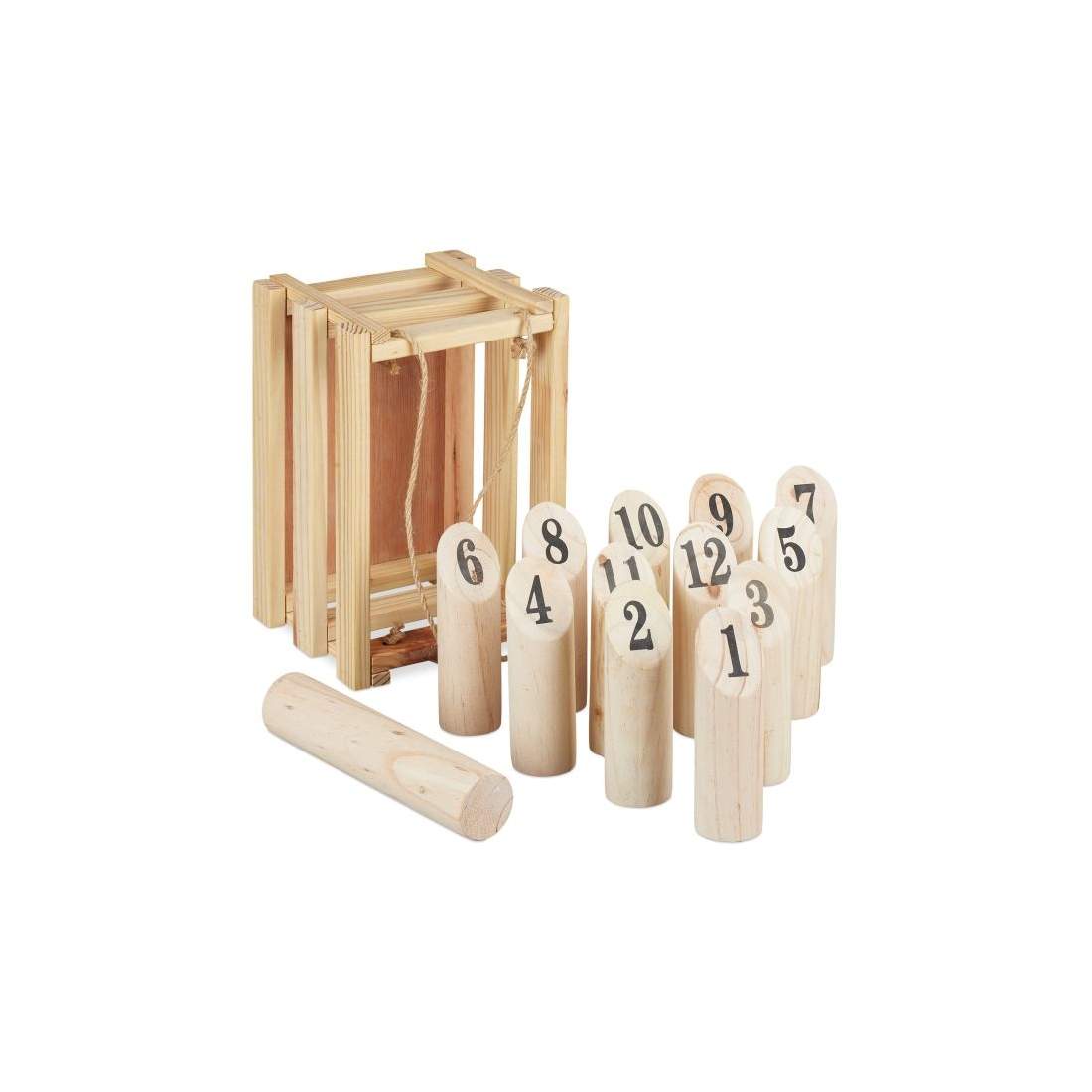 Trä Kubb spelset | Hälsa & Skönhet - Personvård - Vård & Rehabilitering - Hållning | Pryloteket