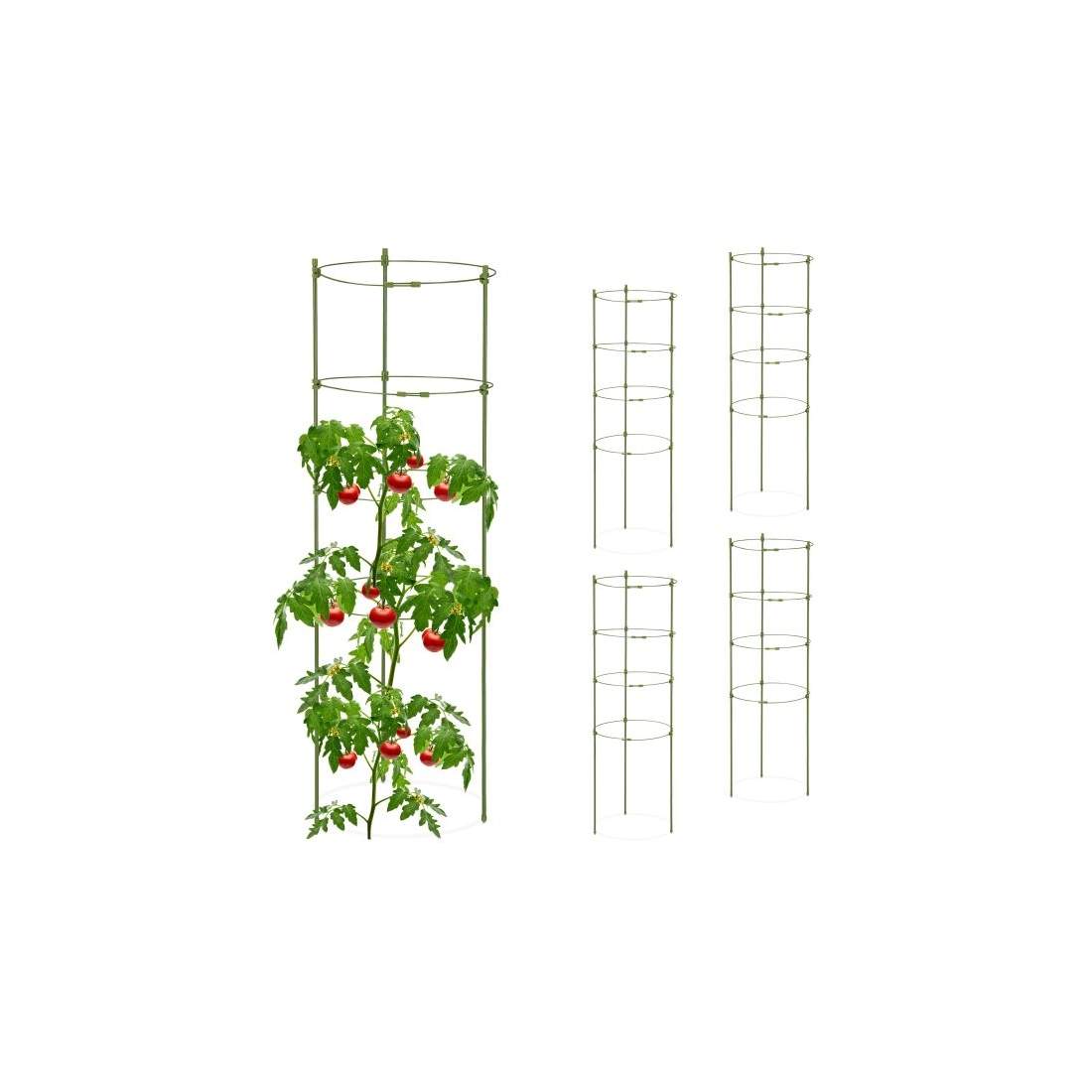 Set med 5 runda tomatspaljéer, 90 cm | Hem & Hobby - Hem & Hushåll - Balkong | Pryloteket
