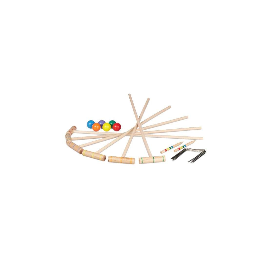 Träkrocketspel 6 spelare | Hälsa & Skönhet - Personvård - Vård & Rehabilitering - Hållning | Pryloteket