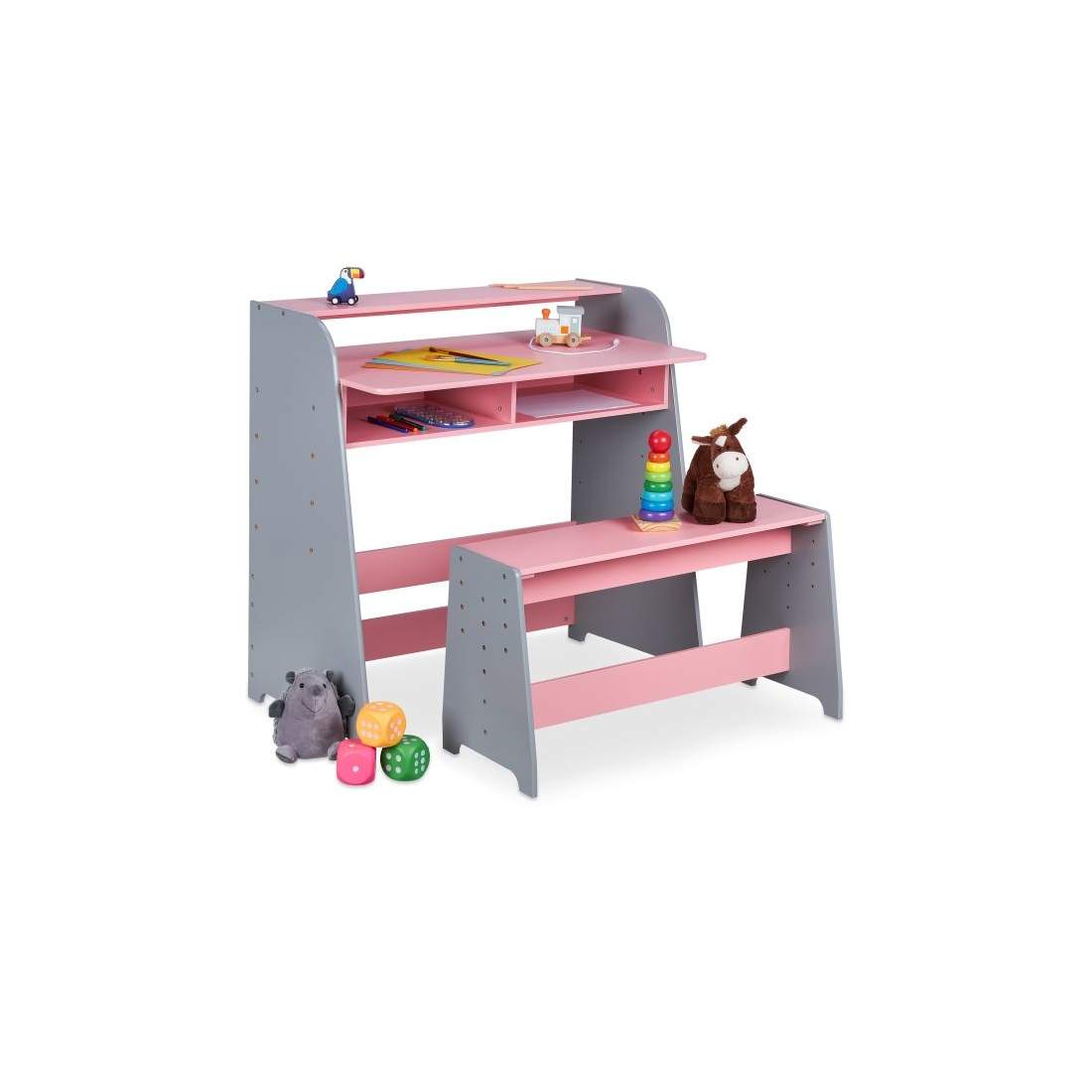 Höjdjusterbart bord och bänk för barn | Hem & Hobby - Hem & Hushåll - Bygg | Pryloteket