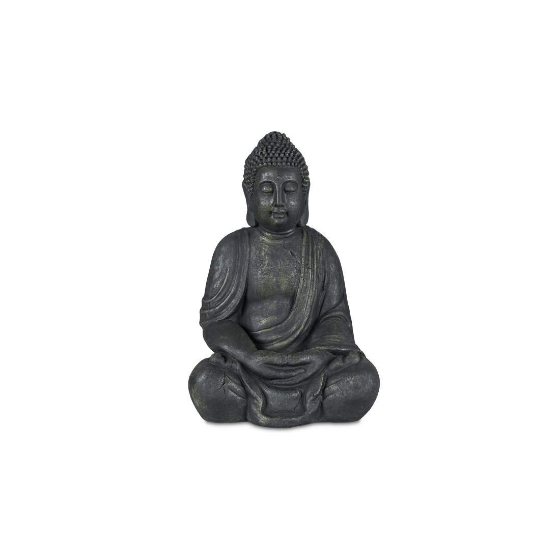 Grå Buddhastaty som ser vintage ut 70 cm | Hälsa & Skönhet - Personvård - Vård & Rehabilitering - Hållning | Pryloteket