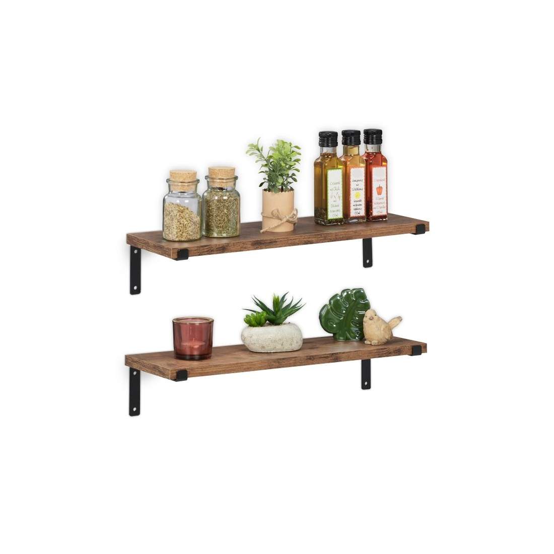 Set med 2 industriella väggställ