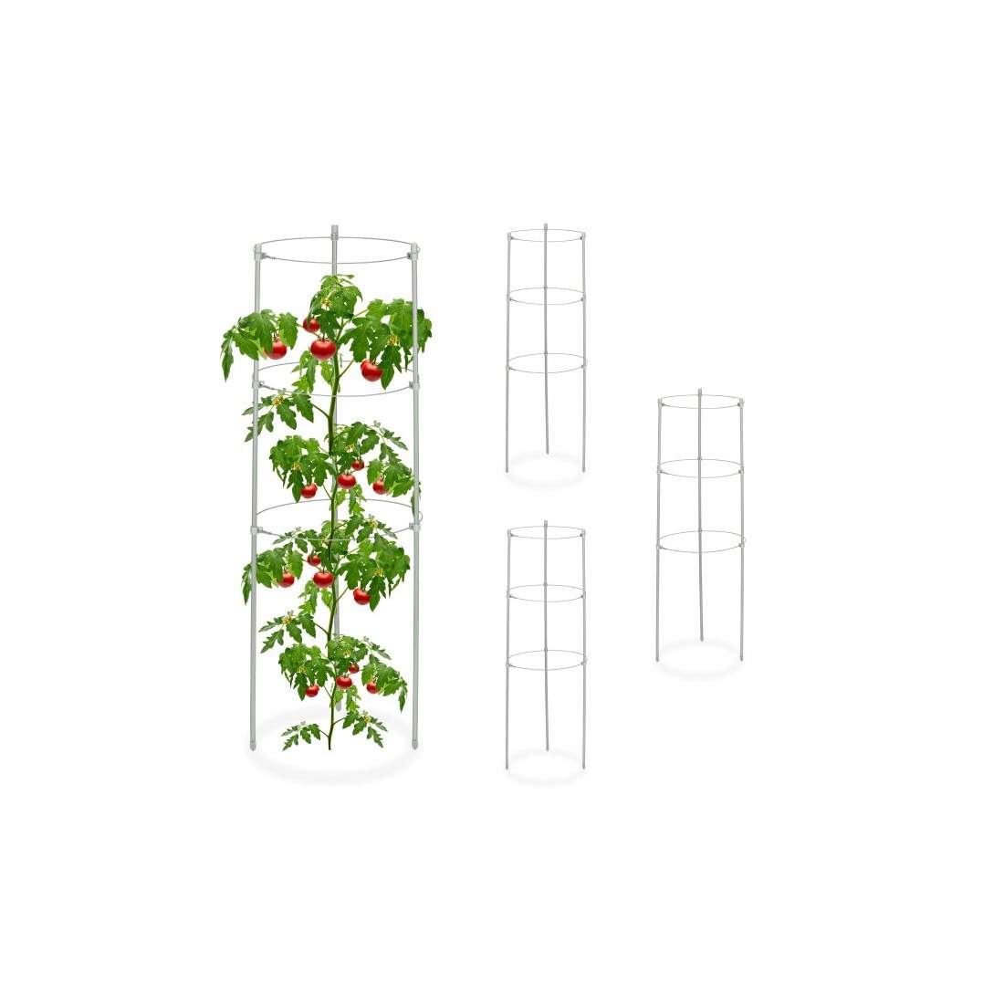 Set med 4 st runda tomatstöd, 60 cm | Hem & Hobby - Hem & Hushåll - Balkong | Pryloteket