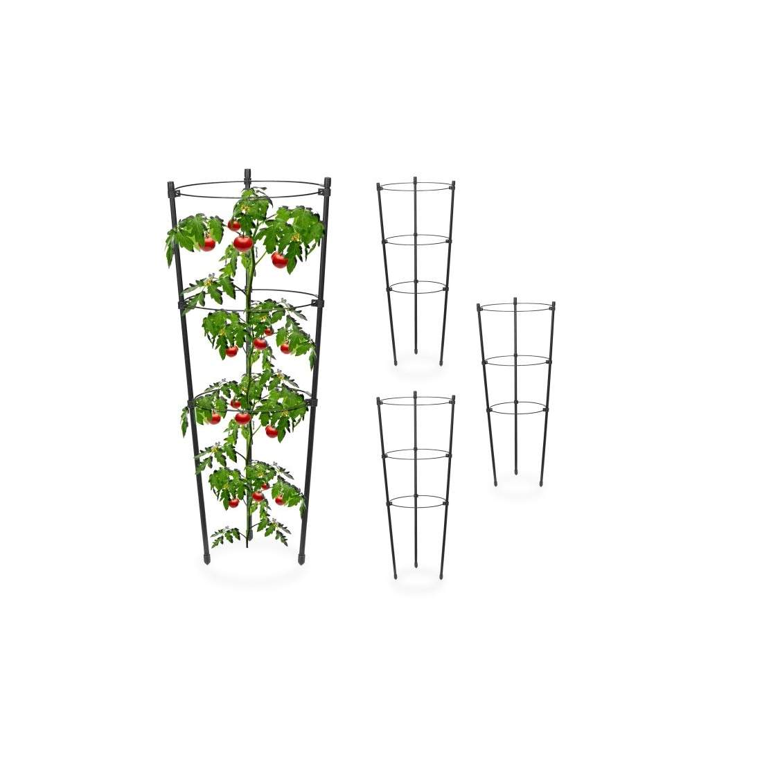 Set med 4 runda växtstöd, 45 cm | Hem & Hobby - Hem & Hushåll - Balkong | Pryloteket