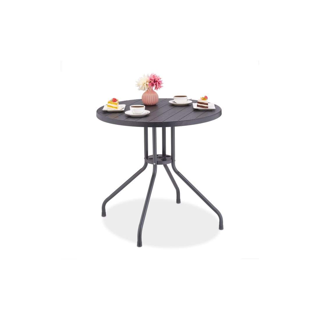 Trädgårdsbord i grått trälook | Hem & Hobby - Hem & Hushåll - Trädgårdsartiklar - Trädgårdsbord | Pryloteket