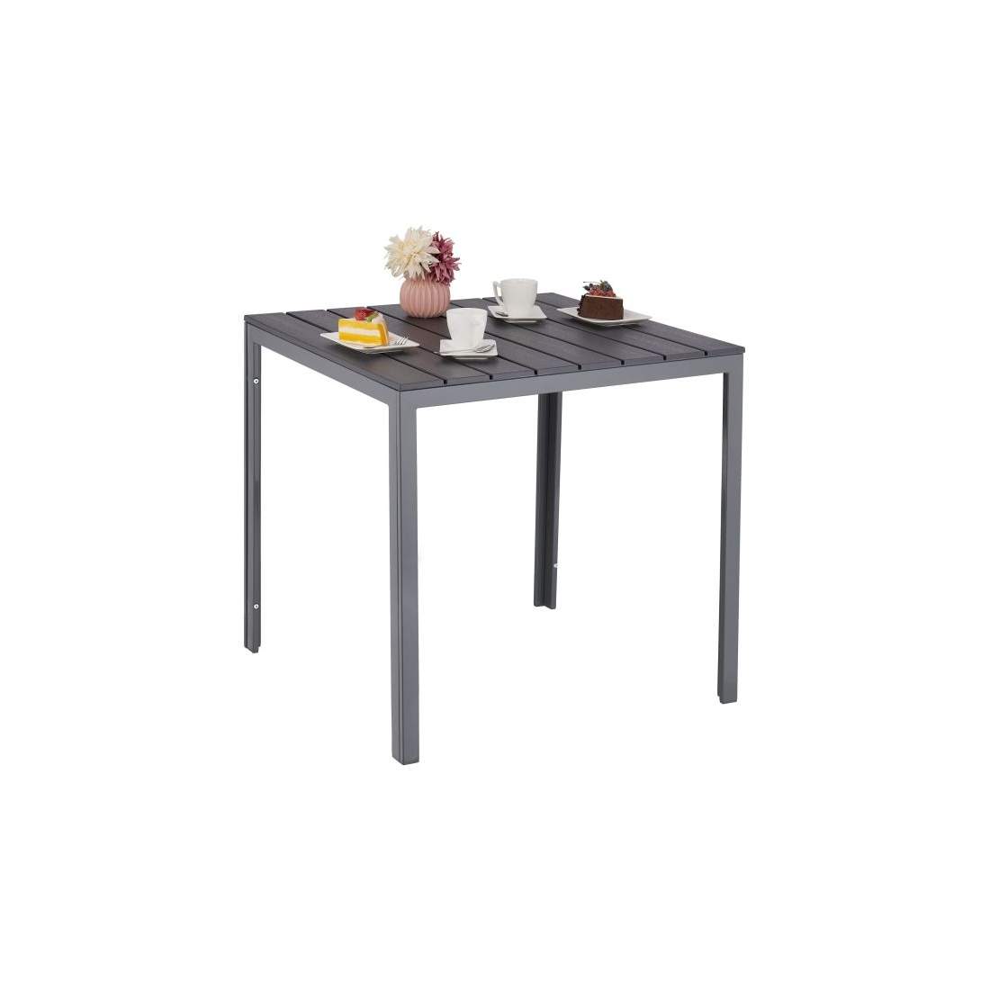 Fyrkantigt trädgårdsbord i trälook | Elektronik - Kablar & Adaptrar - Adaptrar & Signalomvandlare - USB | Pryloteket