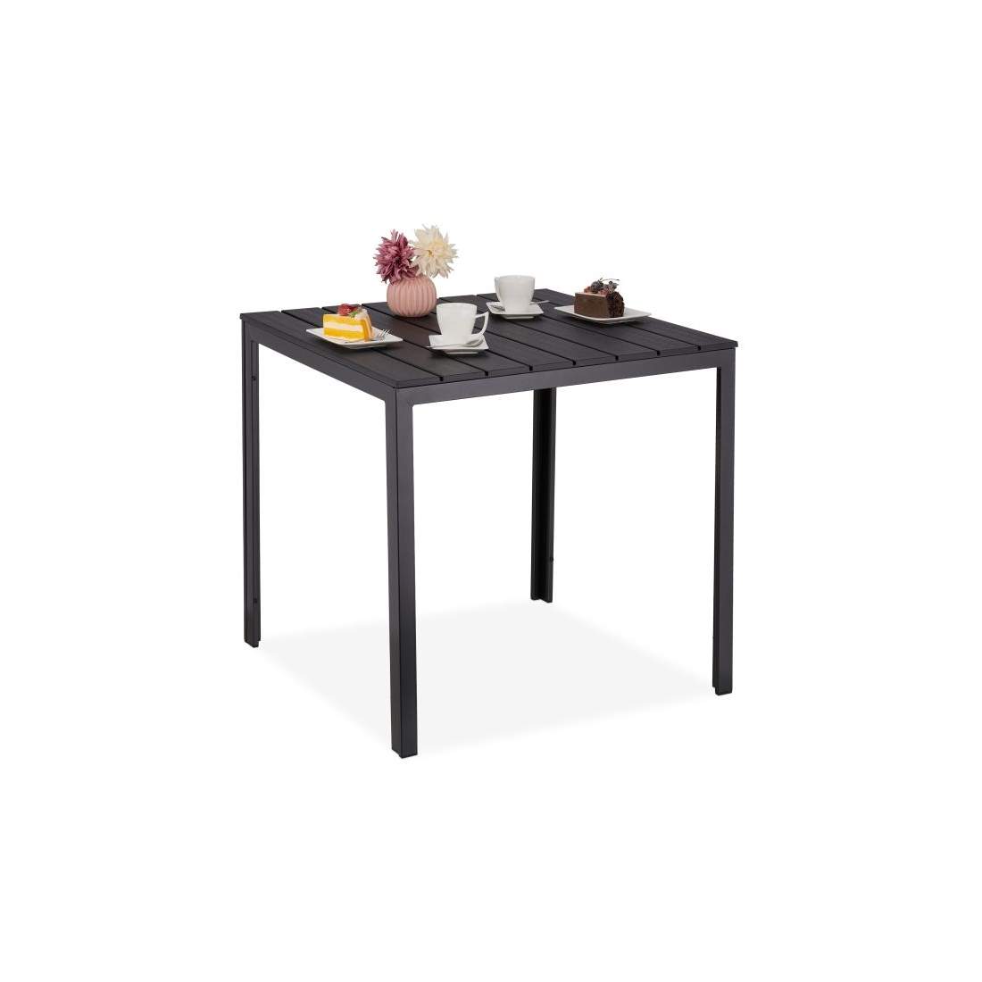 Fyrkantigt trädgårdsbord i trälook | Elektronik - Kablar & Adaptrar - Adaptrar & Signalomvandlare - USB | Pryloteket