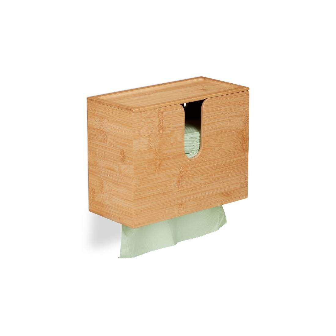 Pappershandduksautomat Bambu Med Lock | Hem & Hobby - Hem & Hushåll - Textil - Handdukar | Pryloteket