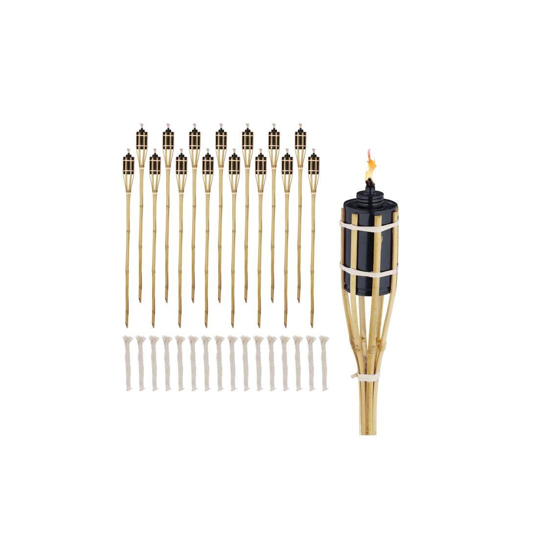 Set med 16 trädgårdsfacklor 90cm | Sport & Fritid - Friluftsliv & Camping - Belysning - Ficklampor | Pryloteket