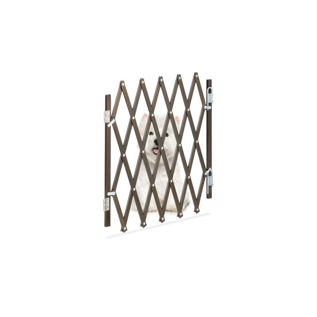 Utdragbar hundbarriär i brunt | Hem & Hobby - Husdjur | Pryloteket